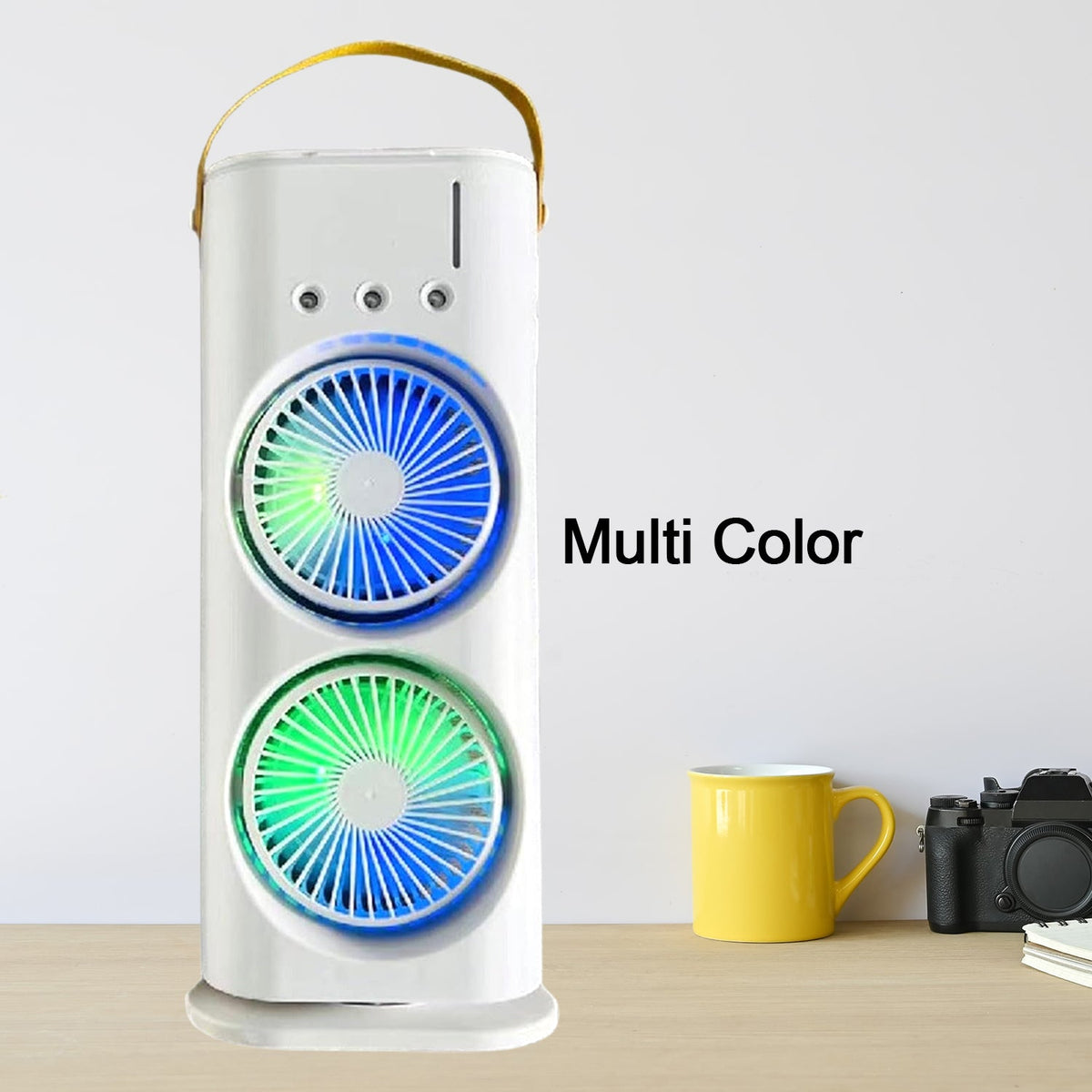 Close-up image revealing texture and quality of the cooling fan