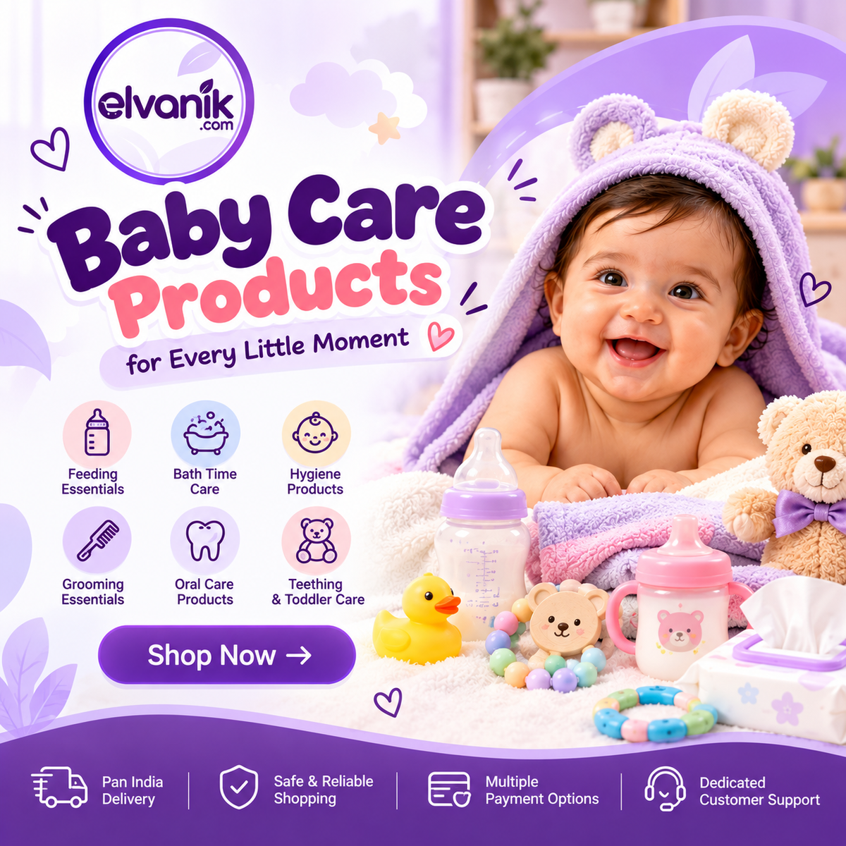 Buy Baby Care Products Online for Newborns & Toddlers
