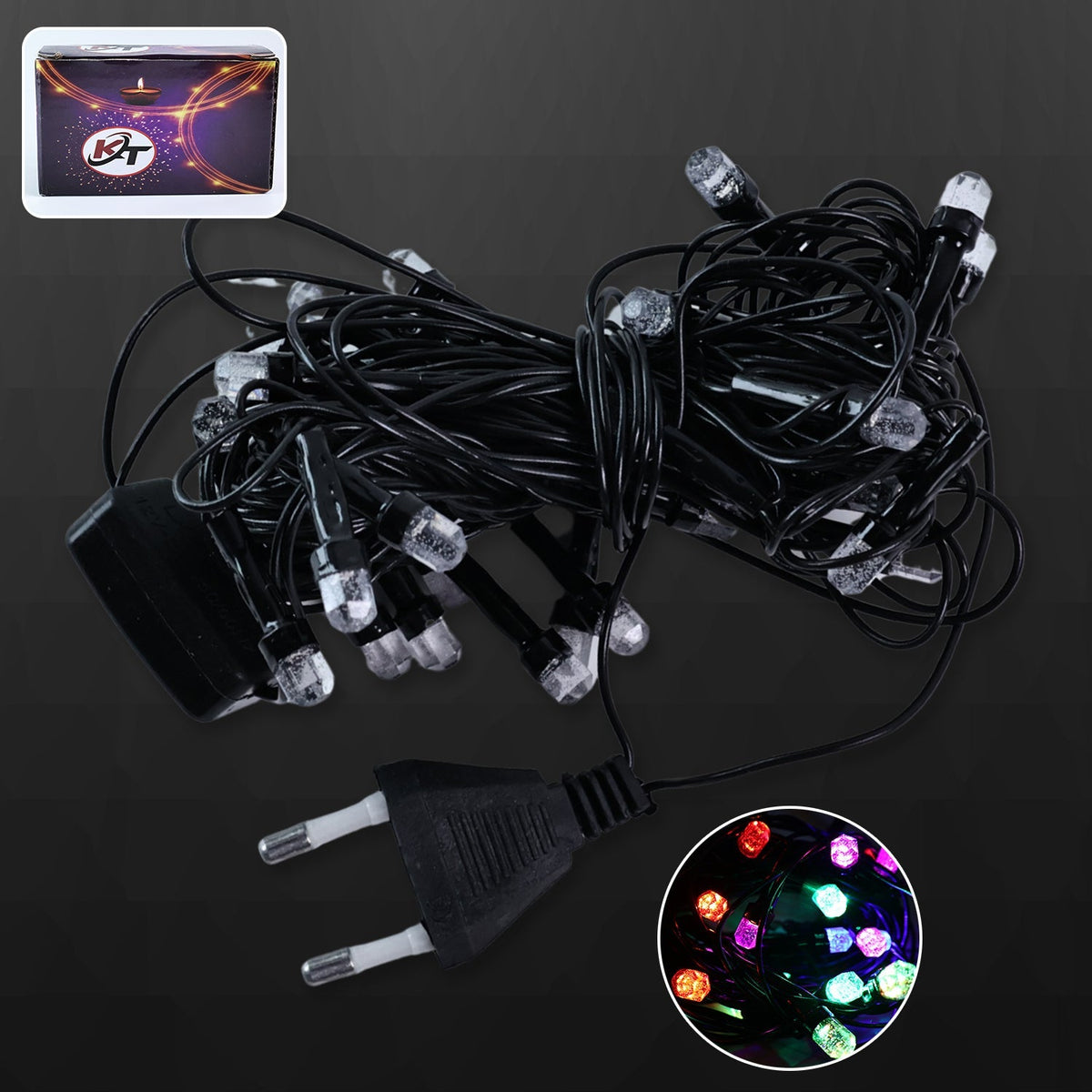 8 meter LED decorative string fairy lights with timer function