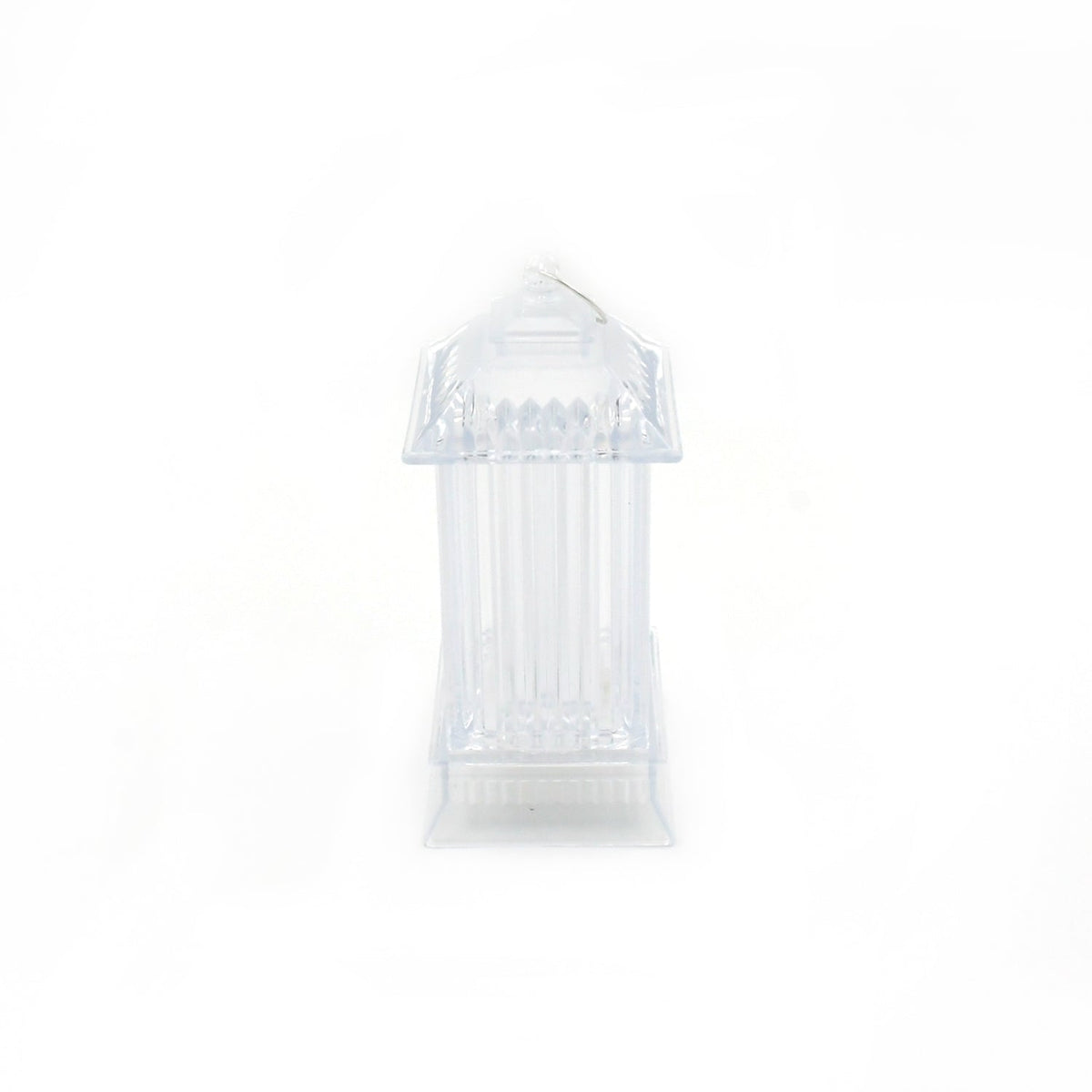 Crystal candle light with a realistic LED flickering effect, ideal for parties.