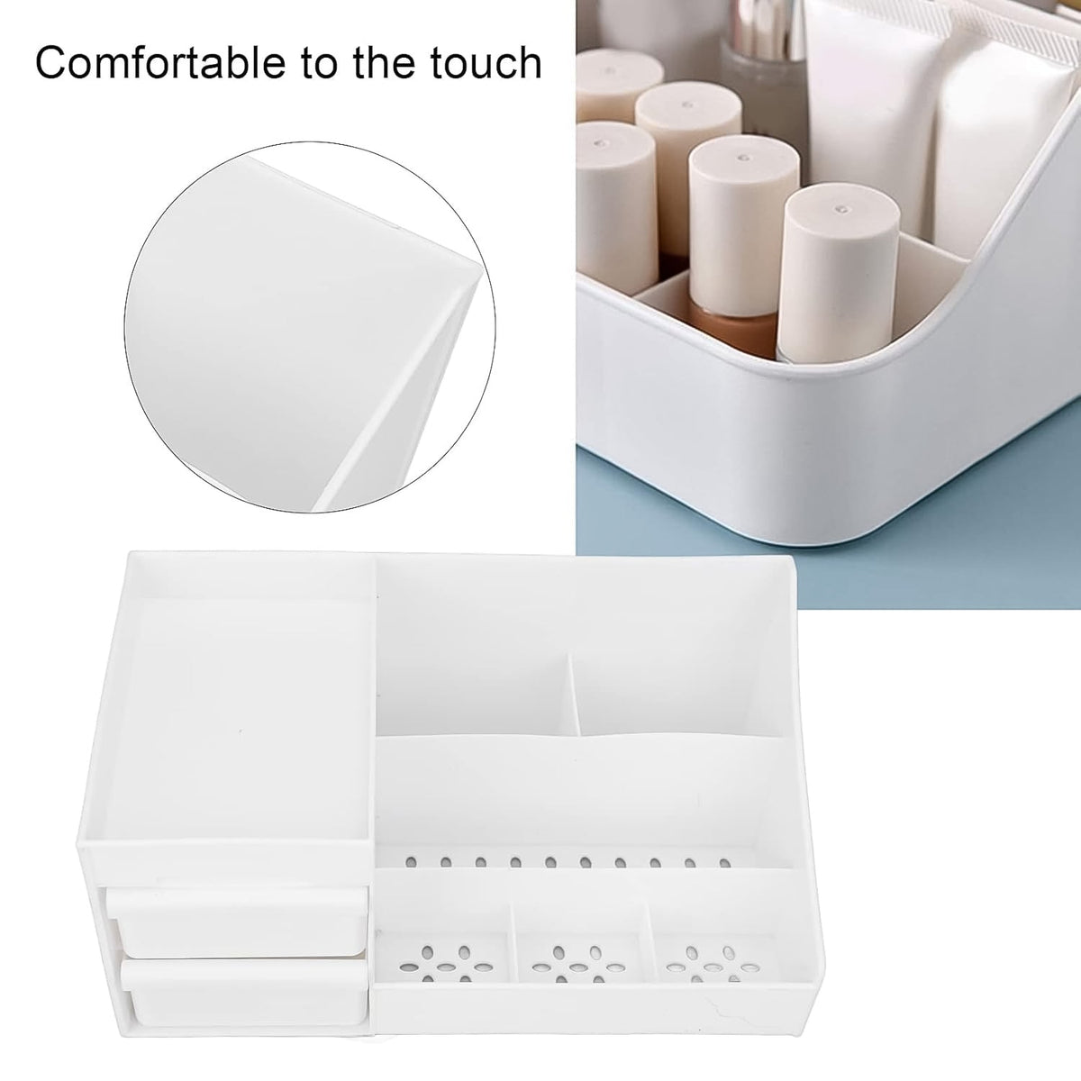 MaxiBeauty desktop cosmetic organizer box designed for skincare and makeup