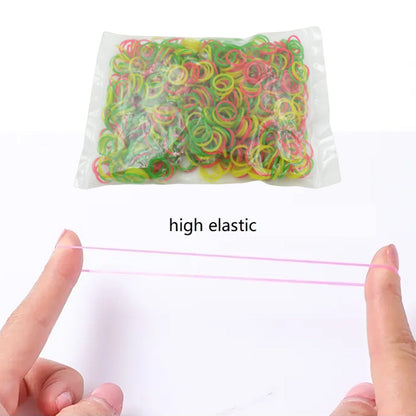 Durable and reusable rubber bands keeping kitchen and office supplies neatly bundled.