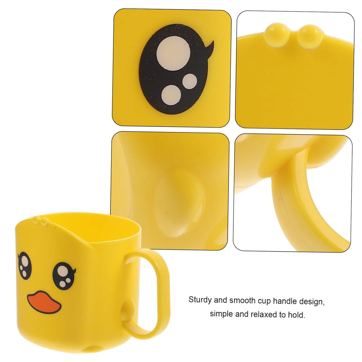 Toothie Tumbler plastic toothbrush cup in vibrant colors with handle