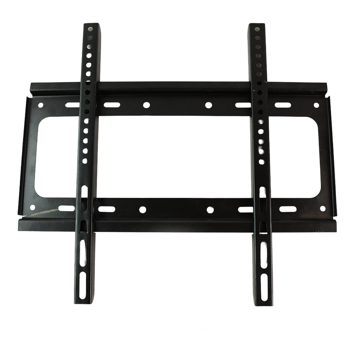 Installed adjustable TV wall mount bracket securely fixed on wall
