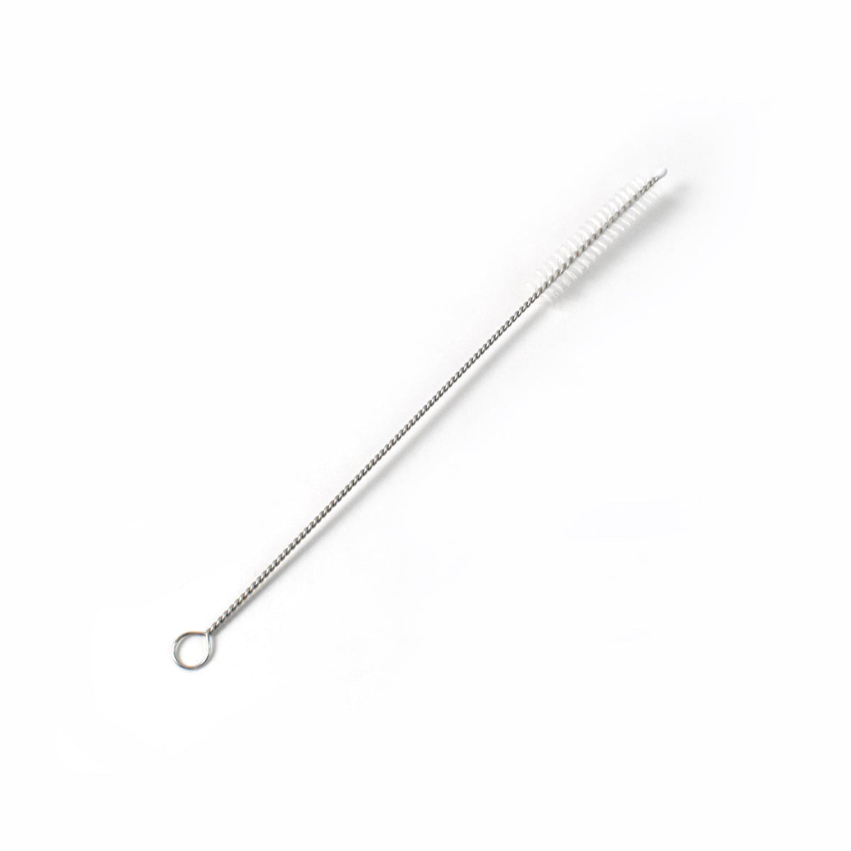 Stainless steel handle of robust and durable straw cleaning brush