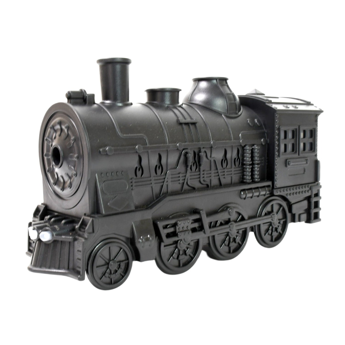 Misty Express humidifier shaped like retro train with night light