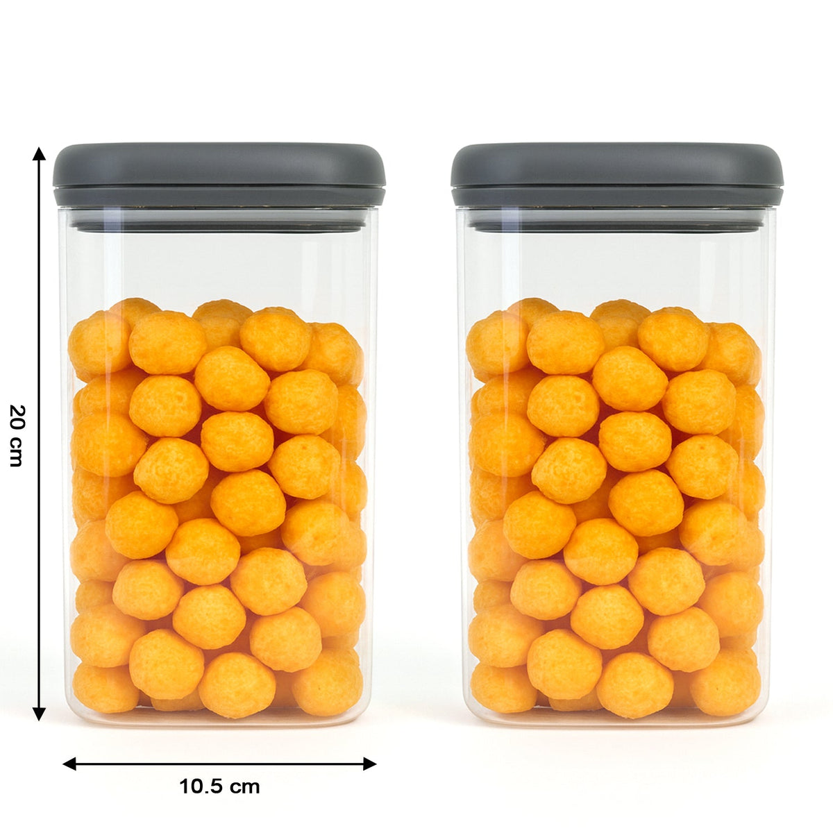 Kitchen storage container showing airtight seal design