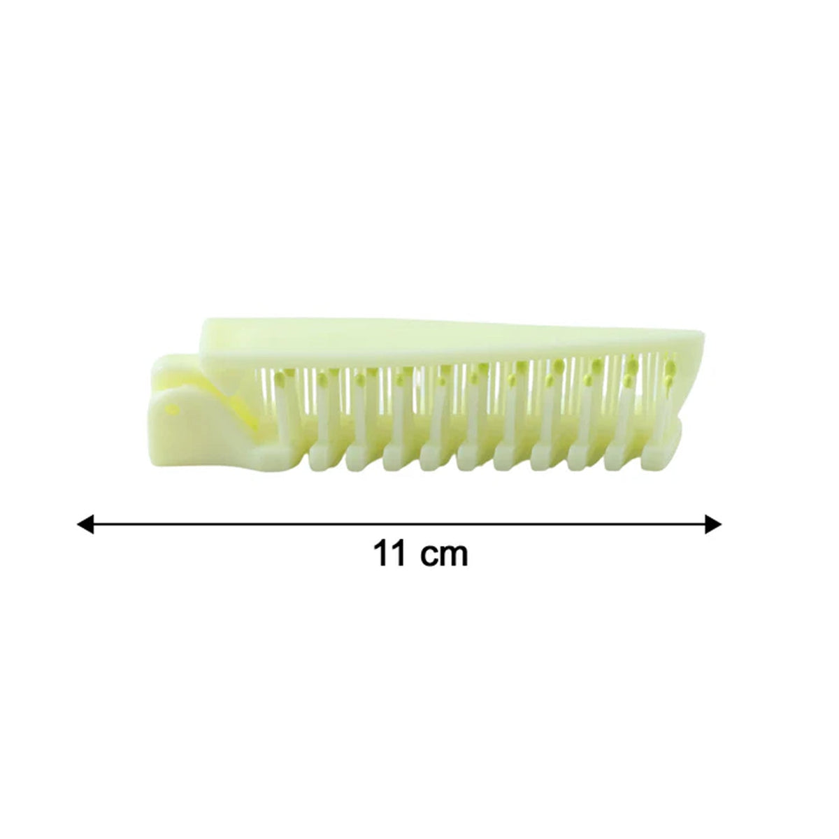 Lightweight foldable hair comb & brush in use for daily styling