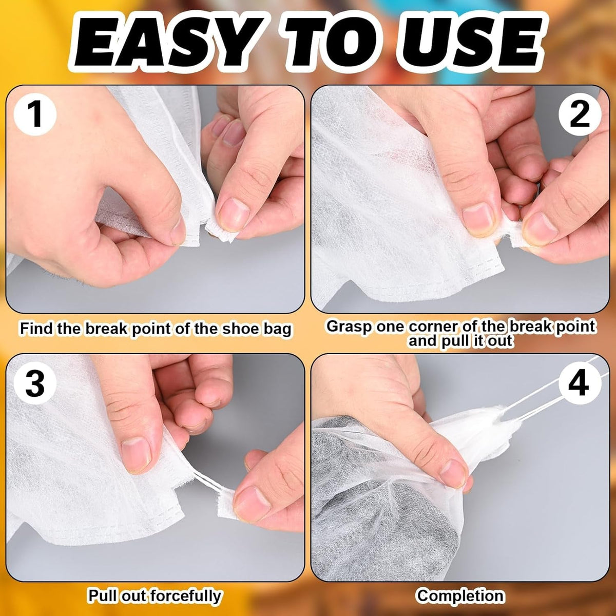 Portable shoe storage bag with secure drawstring for travel