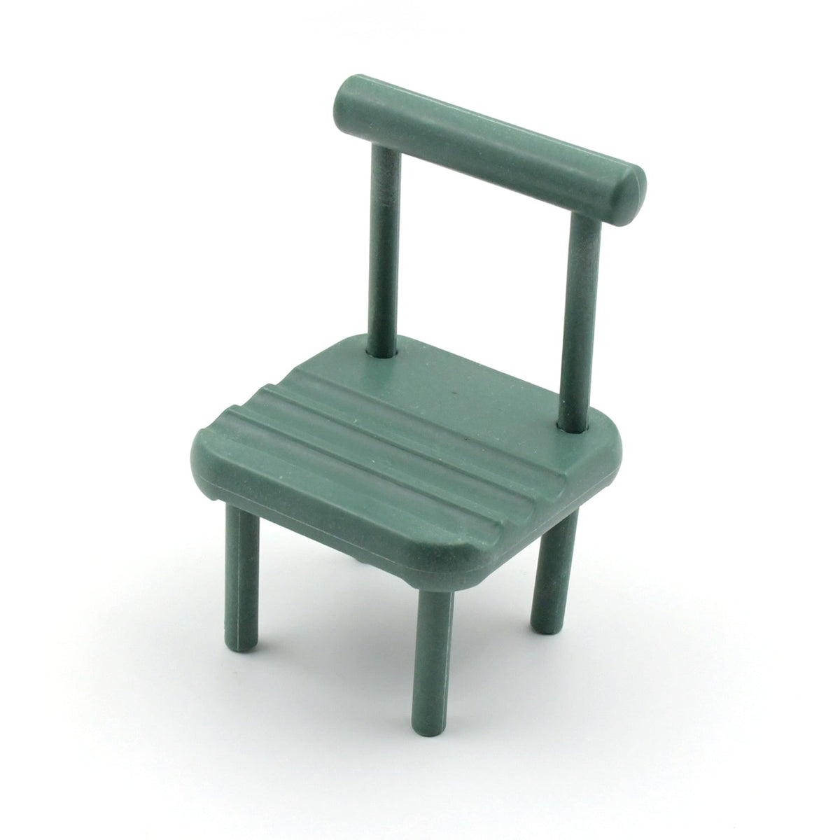 The wooden Mini Chair Phone Stand displayed from a different angle, showcasing its cute design.