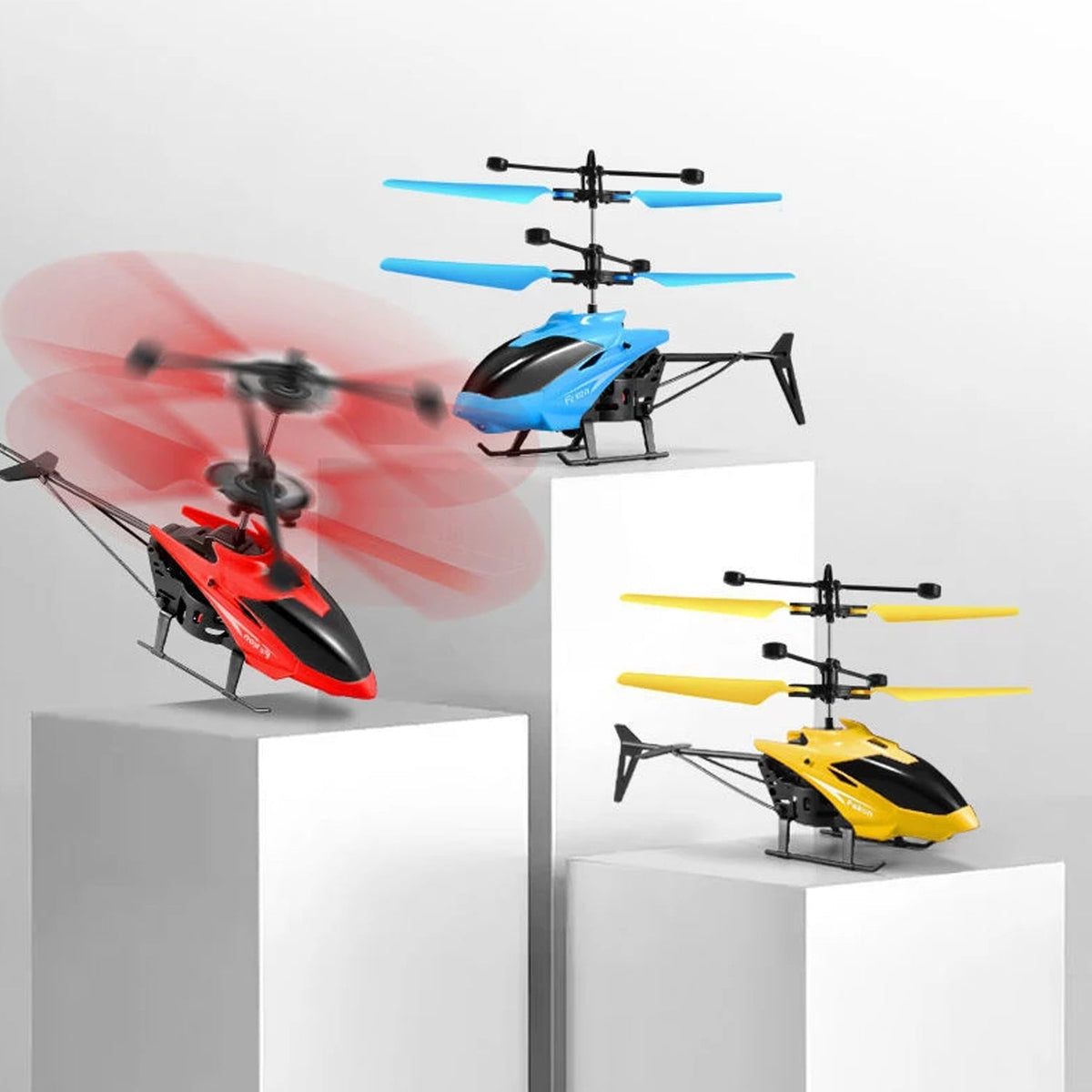 Detailed photo of the Remote Control Helicopter, showcasing its robust body and intricate mechanics.