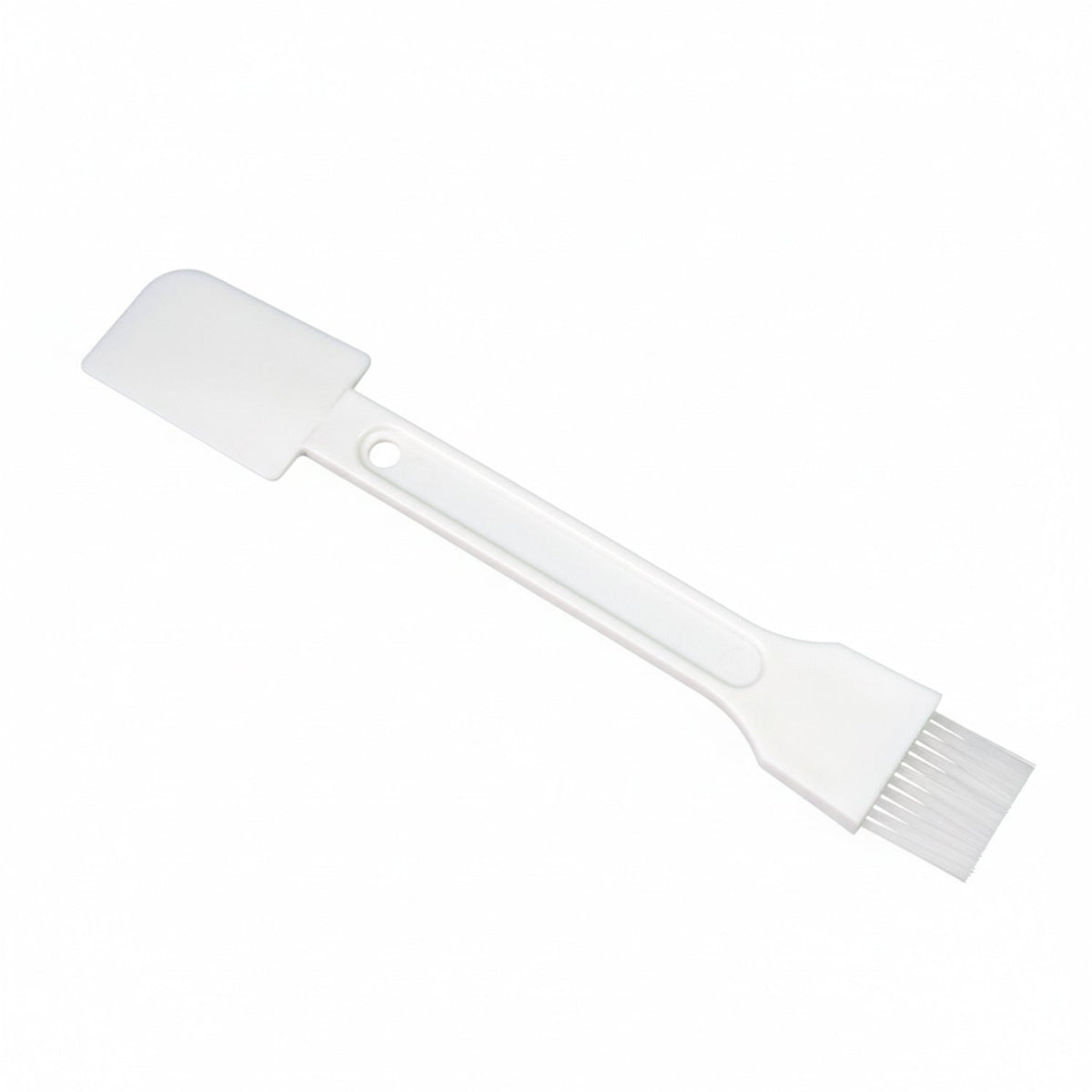 Ergonomic cleaning scrub brush for detailed cleaning.