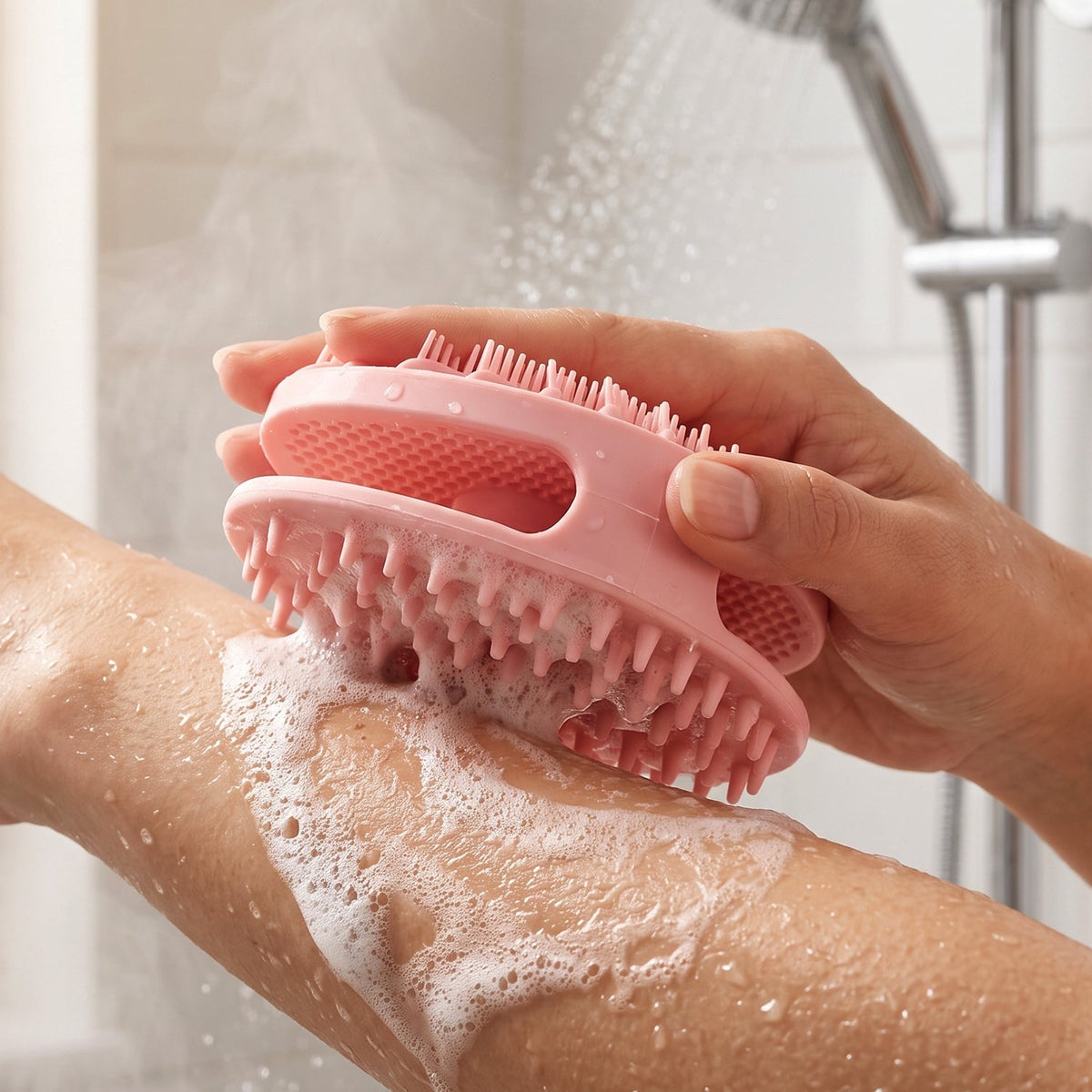 Body bath scrubber back brush - image 7