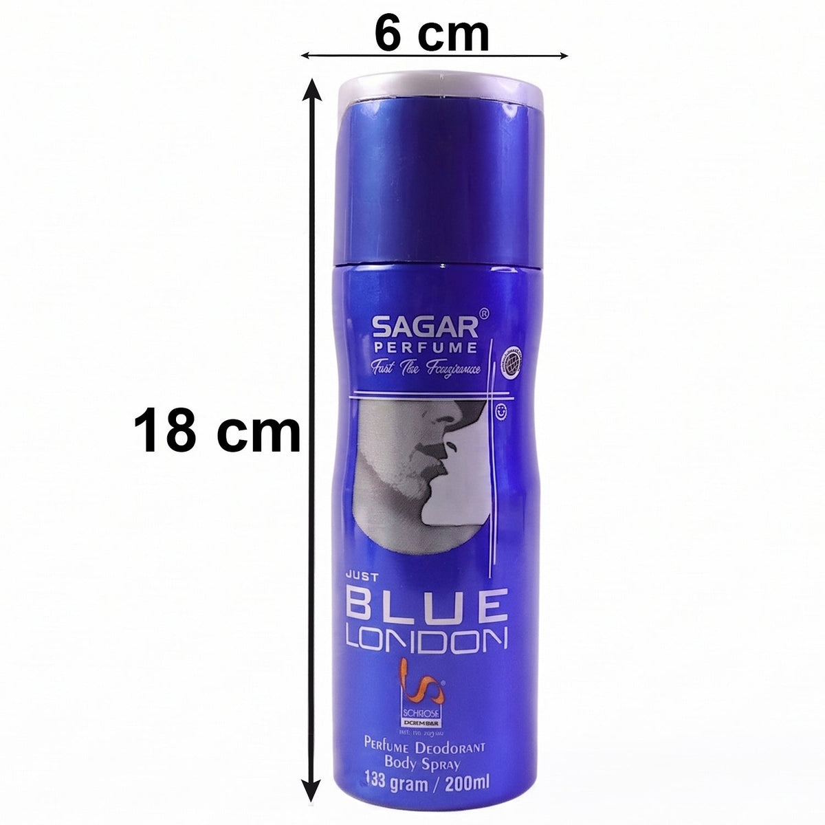 200ml size men's body spray can for daily use