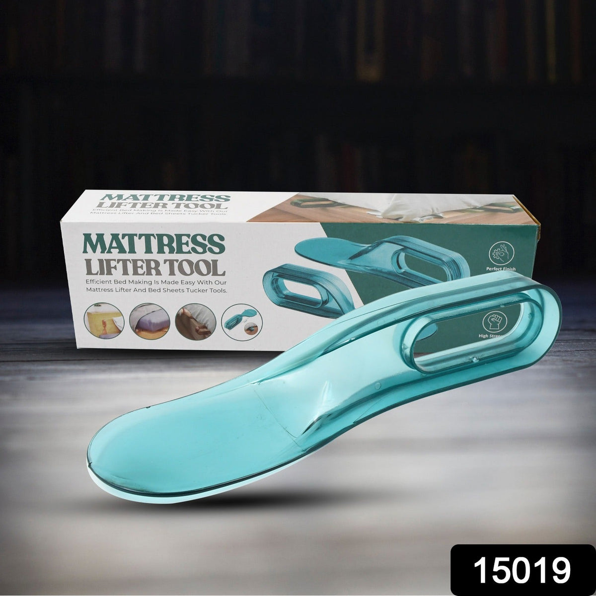 Full view of the ToolMate Pro mattress lifter, ready for use.