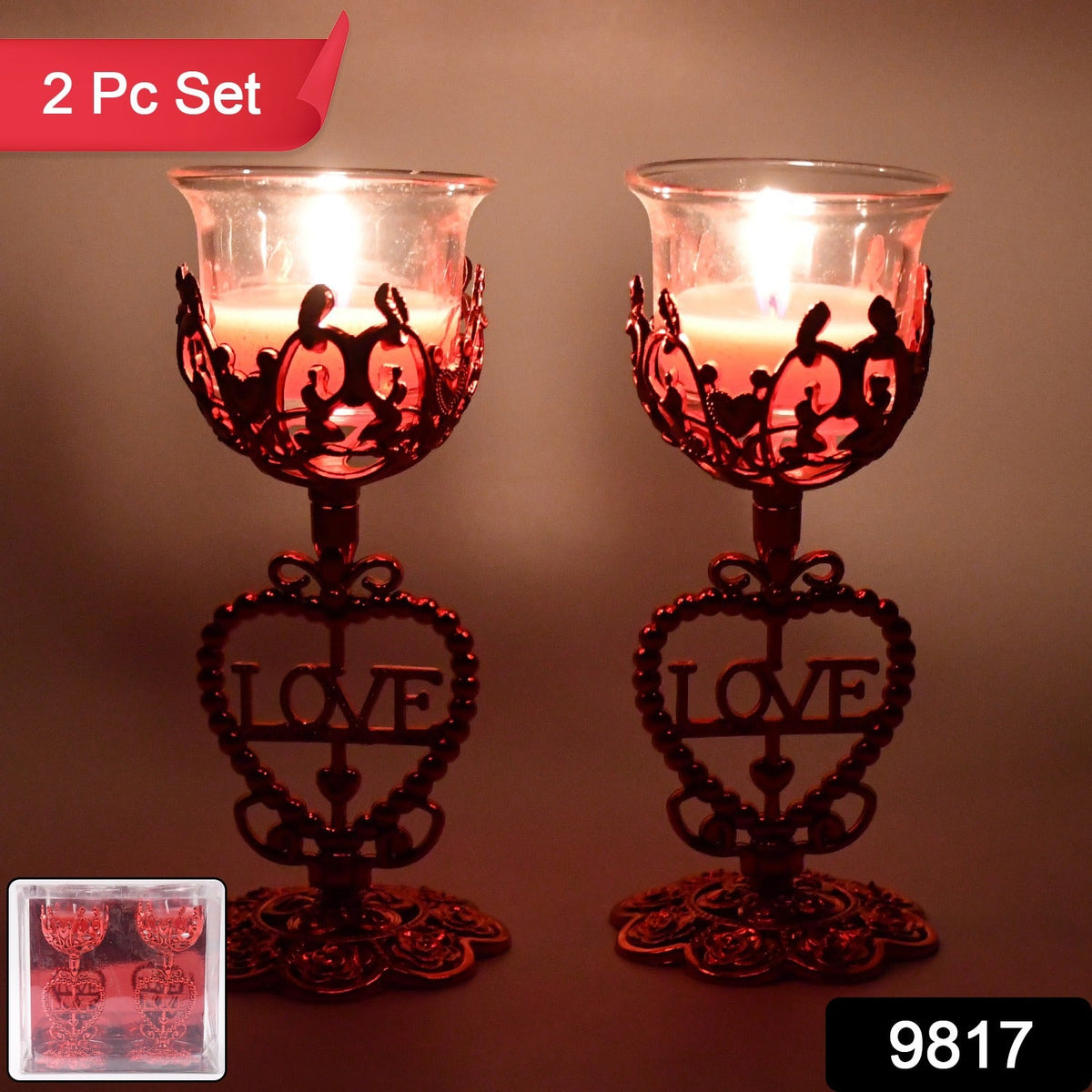 Stylish tea light candle stand enhancing home decor and Diwali celebrations