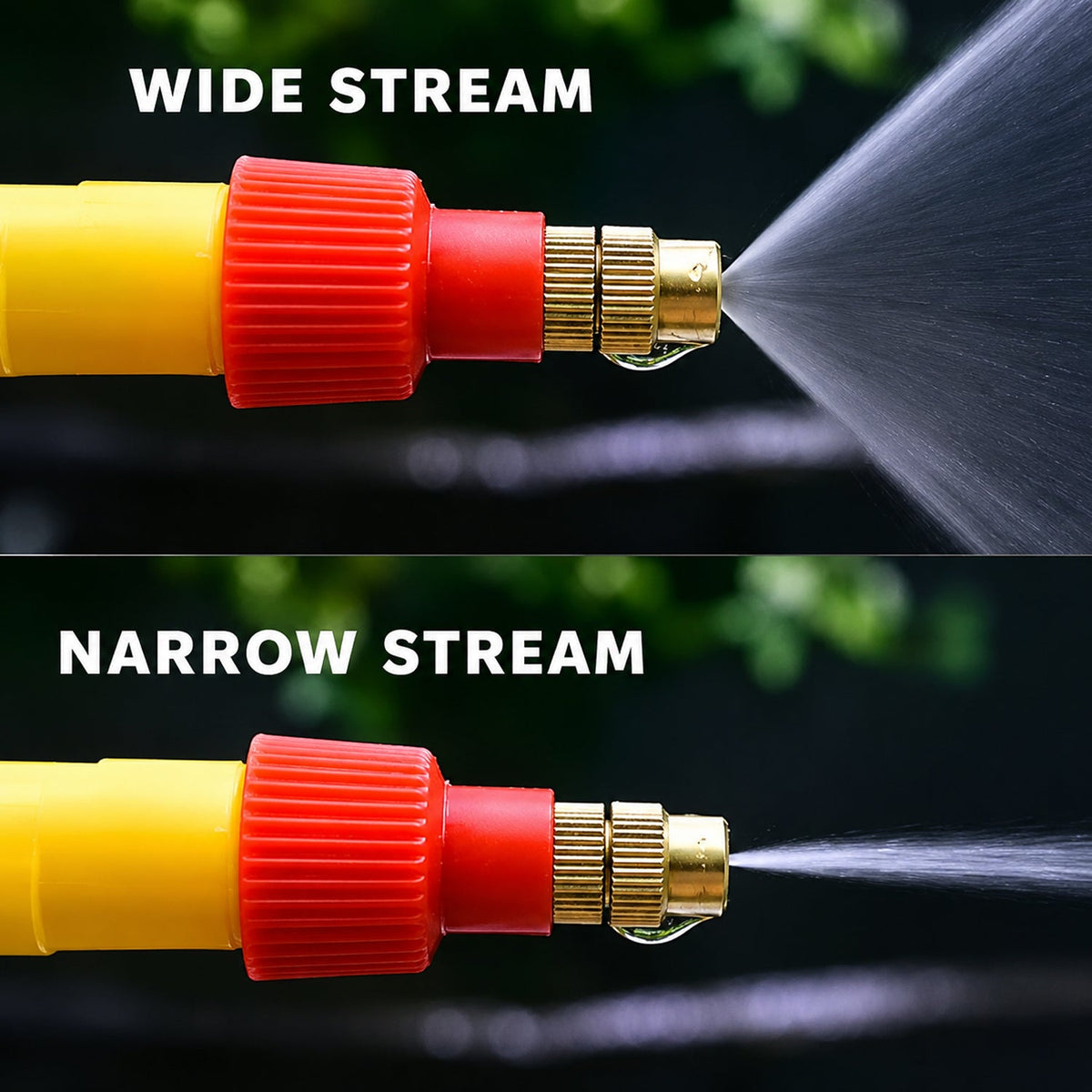 Side view of the bottle sprayer attached to a bottle, highlighting its design.