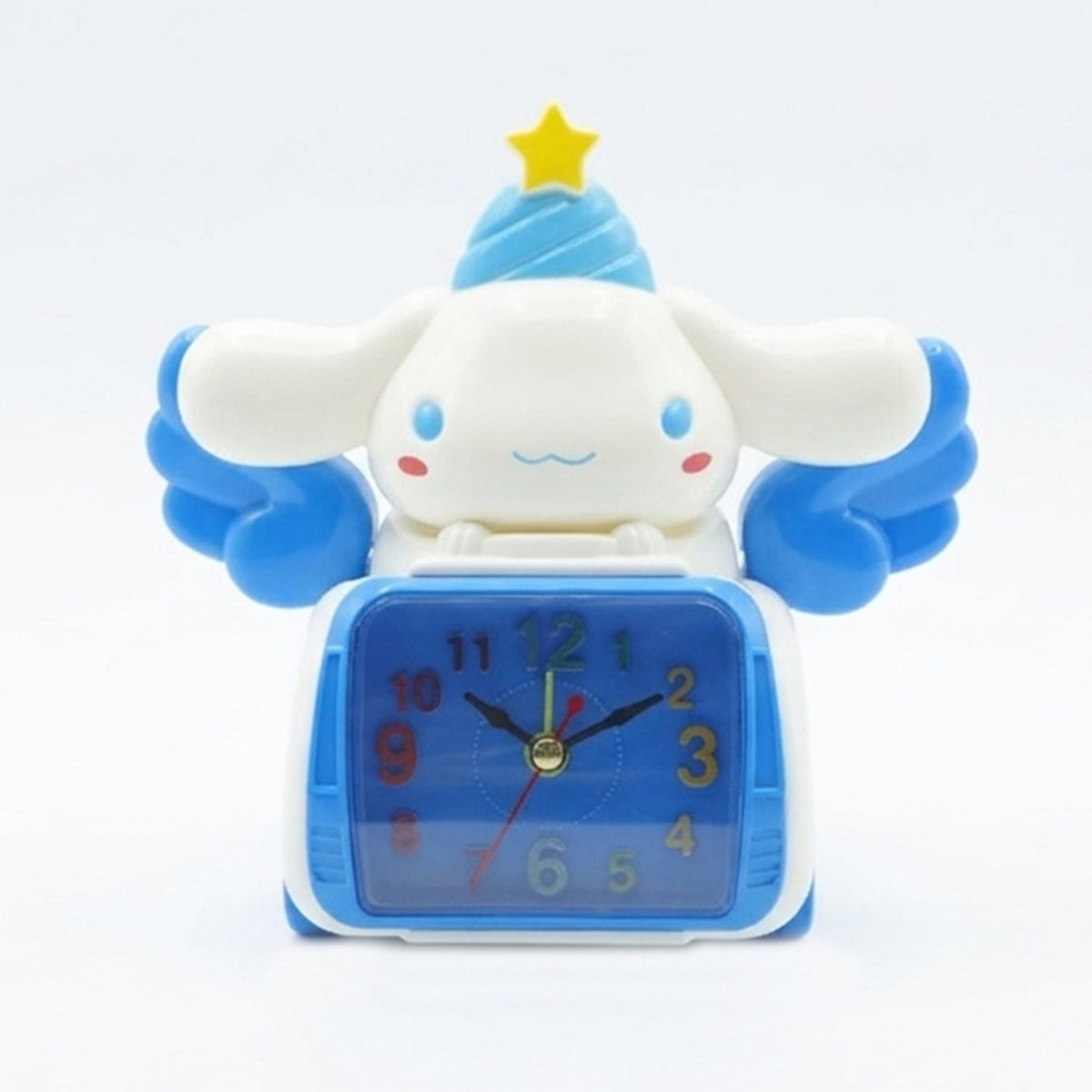 Playful cartoon rabbit desk clock for children's bedrooms