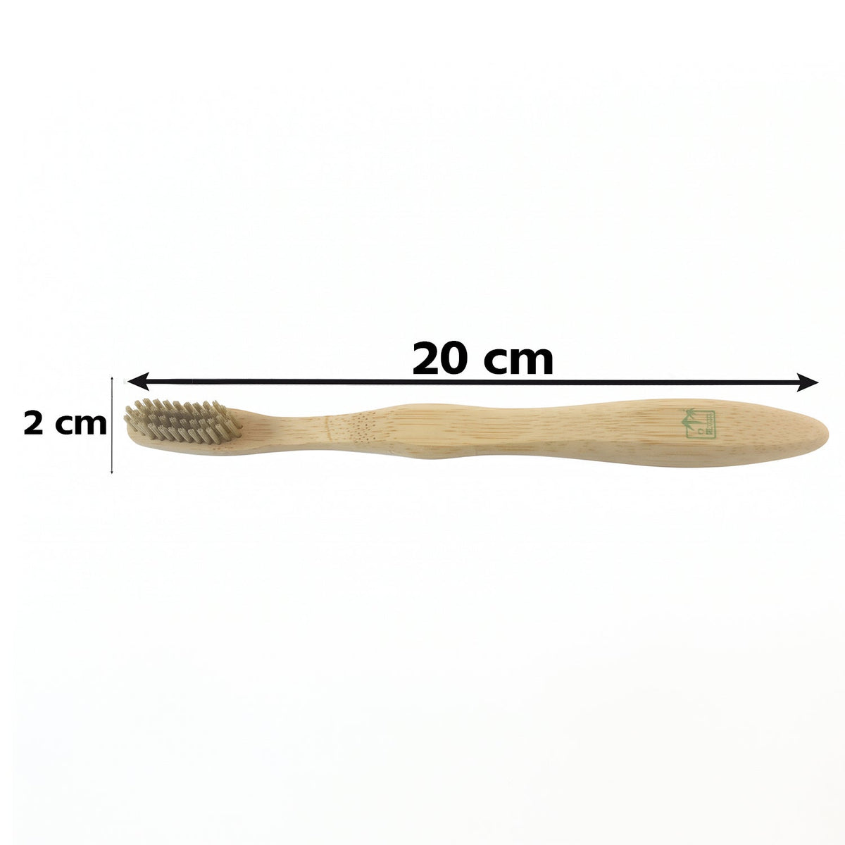 Soft Bristle Bamboo Toothbrush, Eco-Friendly Wooden Toothbrush for Travel (1 Pc)