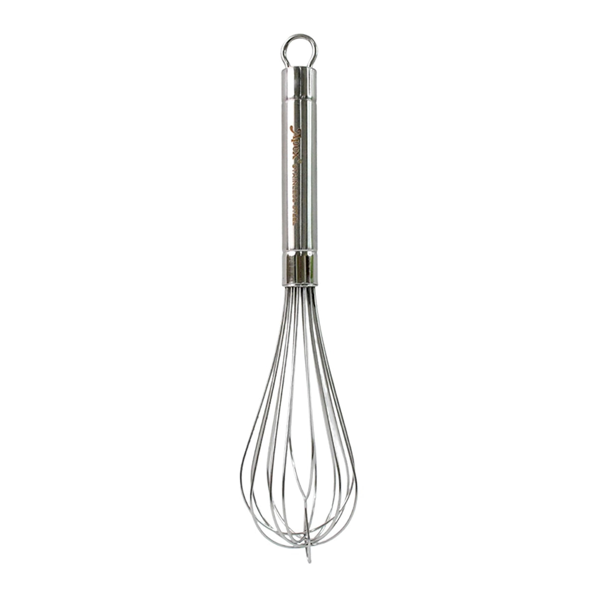 Stainless steel mini hand whisk perfect for mixing ingredients