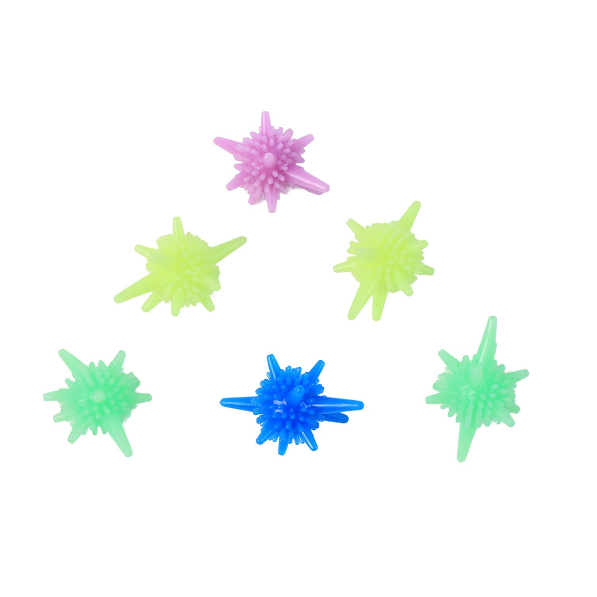 Spiky washing and drying helper balls for pet hair and lint removal