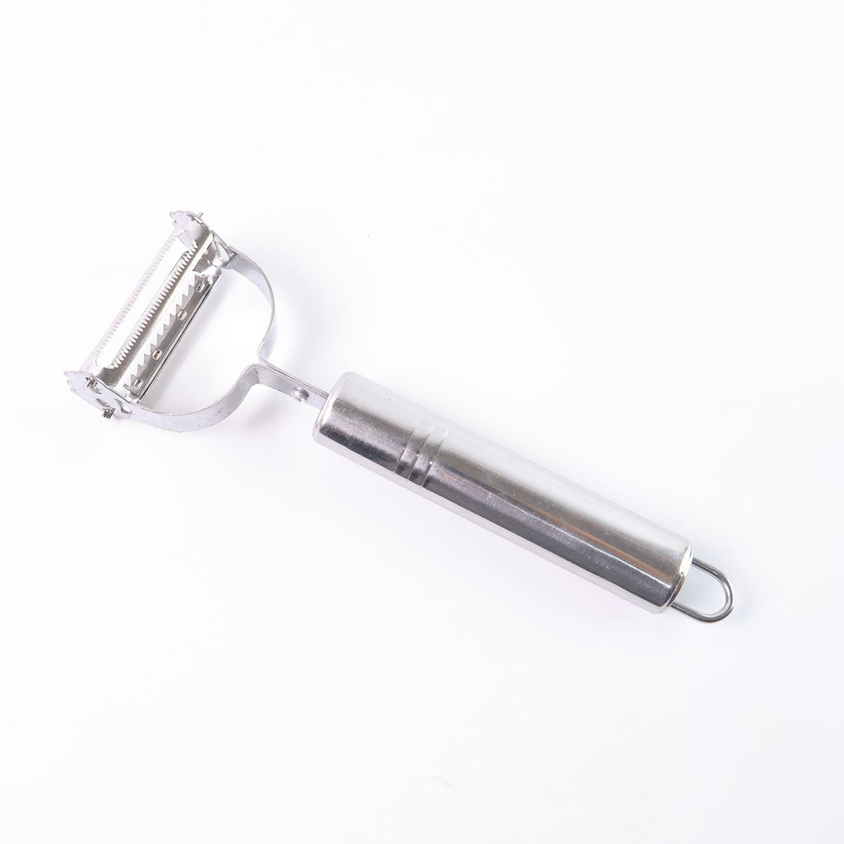 Stainless steel julienne cutter and peeler multipurpose kitchen tool for vegetable prep